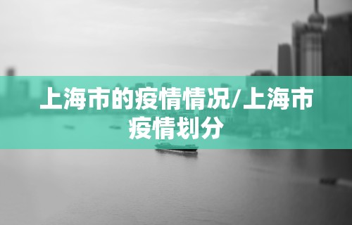 上海市的疫情情况/上海市疫情划分