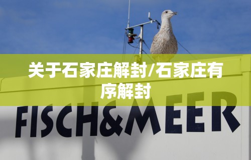 关于石家庄解封/石家庄有序解封