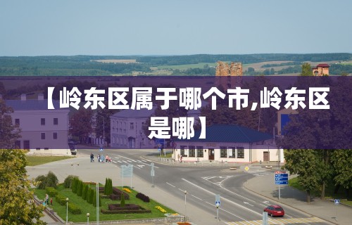 【岭东区属于哪个市,岭东区是哪】