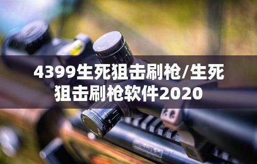 4399生死狙击刷枪/生死狙击刷枪软件2020