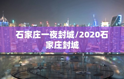 石家庄一夜封城/2020石家庄封城
